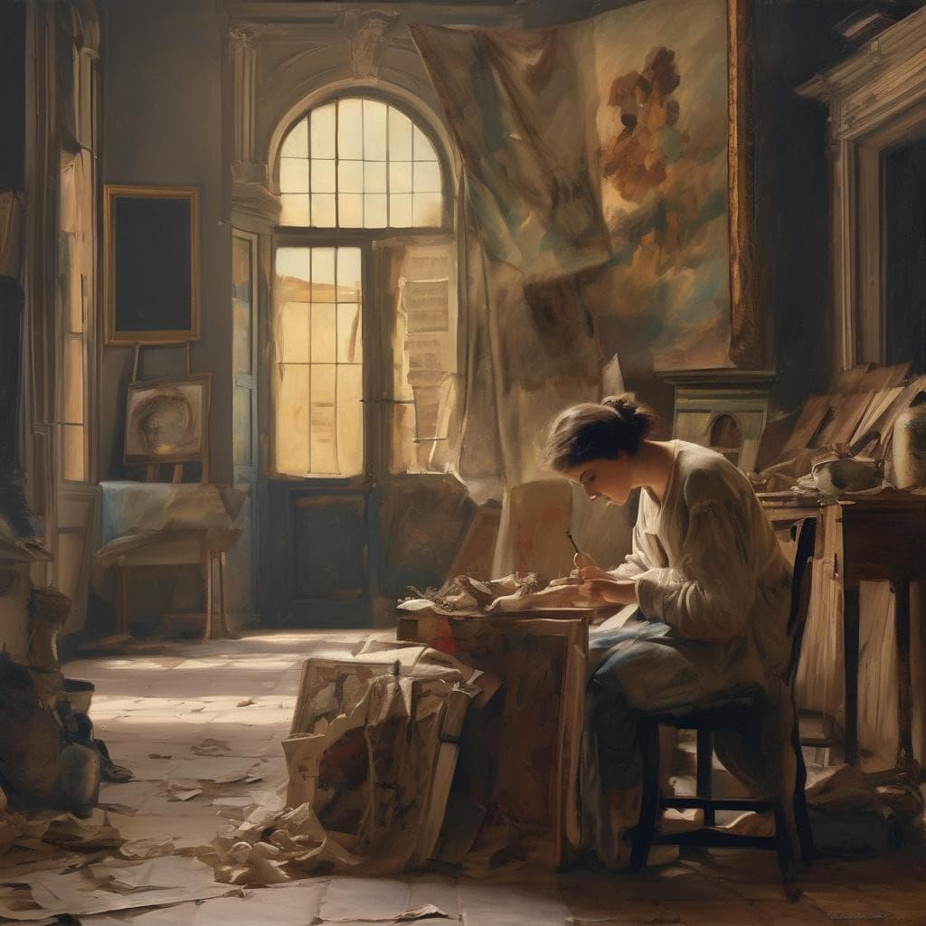 Φορές πίσω από την τέχνη, αίσθηση του άχρονου, δημιουργικότητα και αφοσίωση σε κάθε έργο τέχνης.